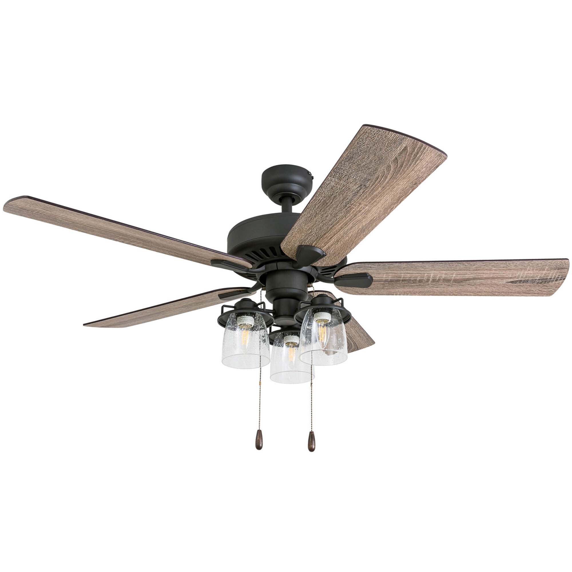 Prominence Home, 52in. Briarcrest Ceiling Fan Bronze, Fan Diameter 52 in, Fan Blade Span 50-54 Air Delivery 3803 cfm, Model# 50585